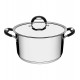 Caçarola 20cm 3,6 Litros Funda Duo Silicone Aço Inox Tramontina Com Tampa E Alças Em Silicone